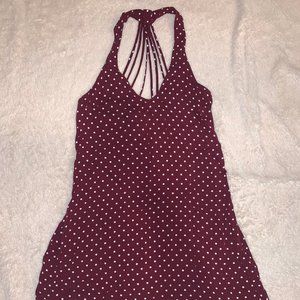 [American Eagle] NWOT Polka Dot Slip Dress